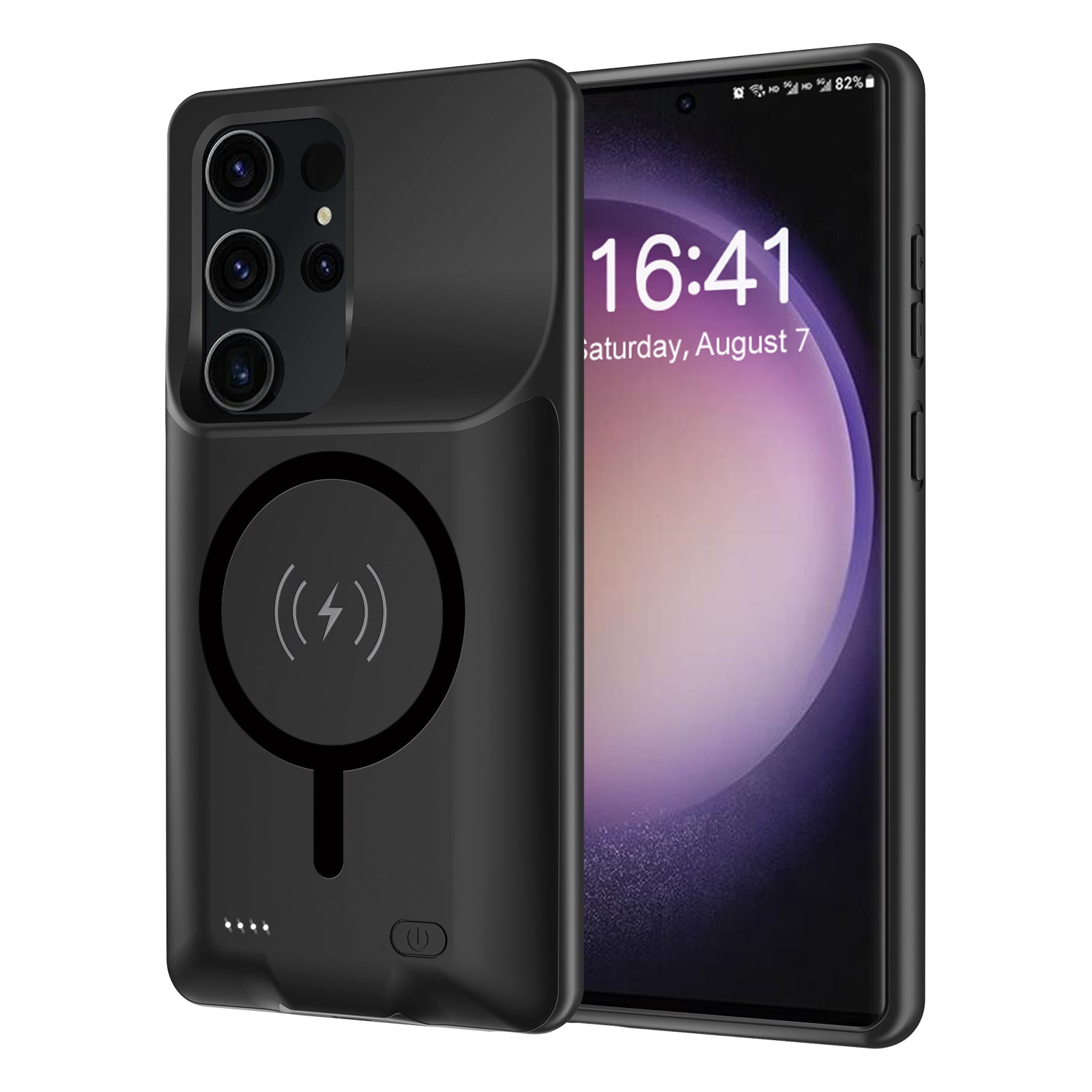 B28 For Samsung Galaxy S23 Ultra TPU Charger Case with Magnetic Charger Function, 10000mAh Power Bank B28 For Samsung Galaxy S23 Ultra TPU Charger Case with Magnetic Charger Function, 10000mAh Power Bank